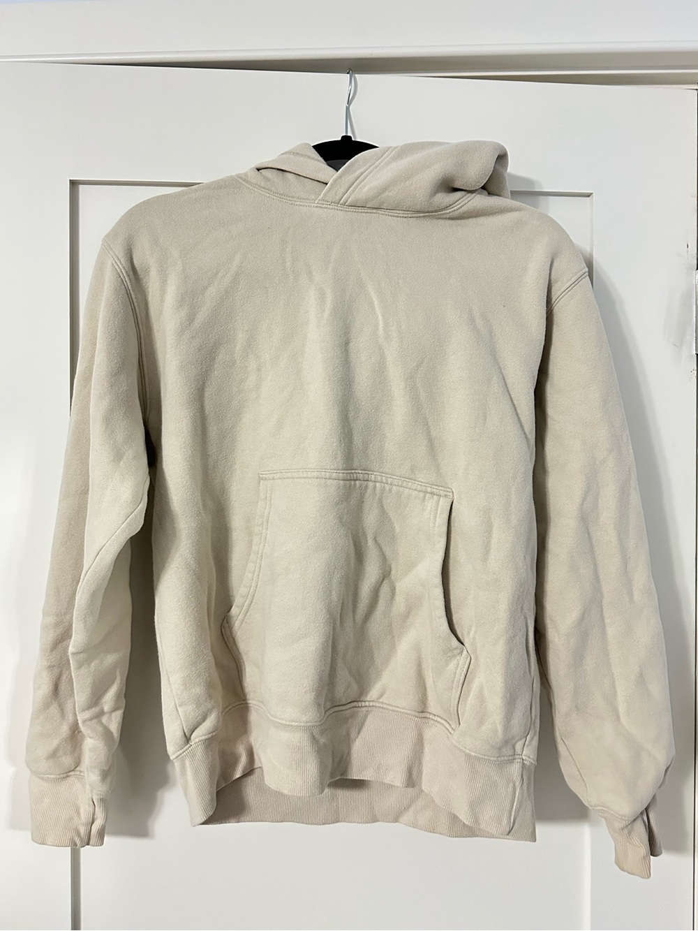 Aritzia /TNA Beige Hooded Pullover Sweatshirt